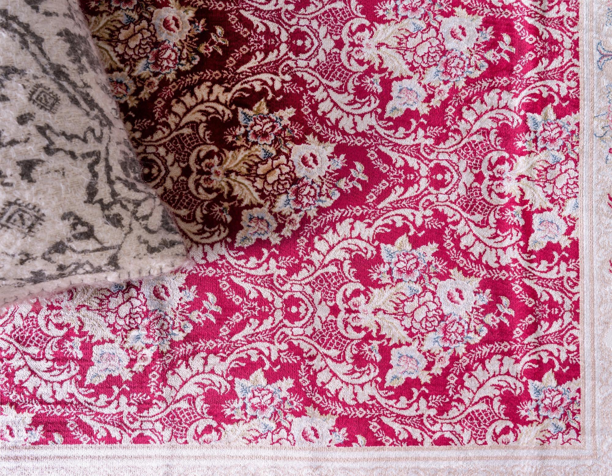 6' 7 x 9' 10 Qom Bamboo Silk Rug