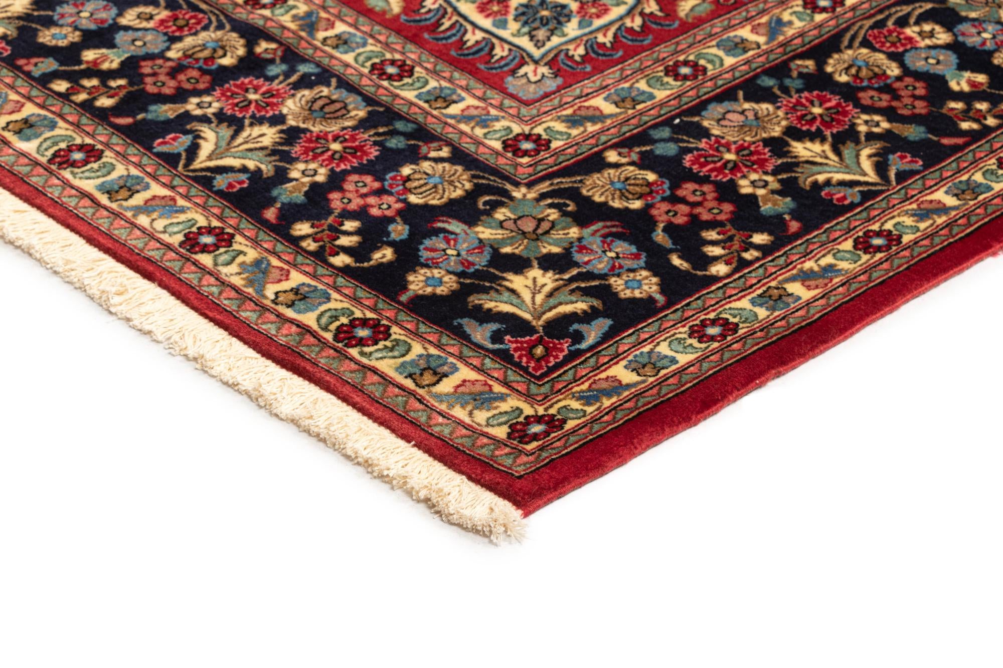 6' 8 x 9' 11 Hand Knotted Qom Persian Rug