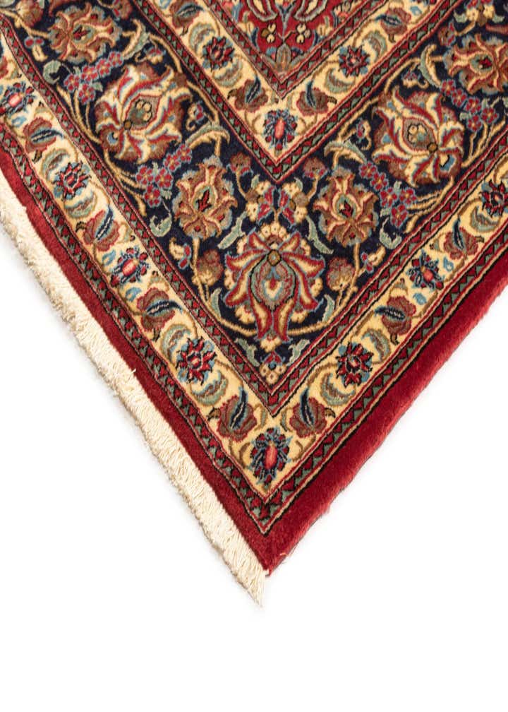 6' 8 x 10' Hand Knotted Qom Persian Rug