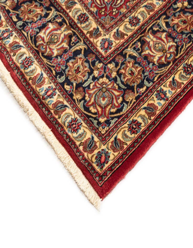 Detail image of 6' 8 x 10'  Hand Knotted Qom Persian Rug