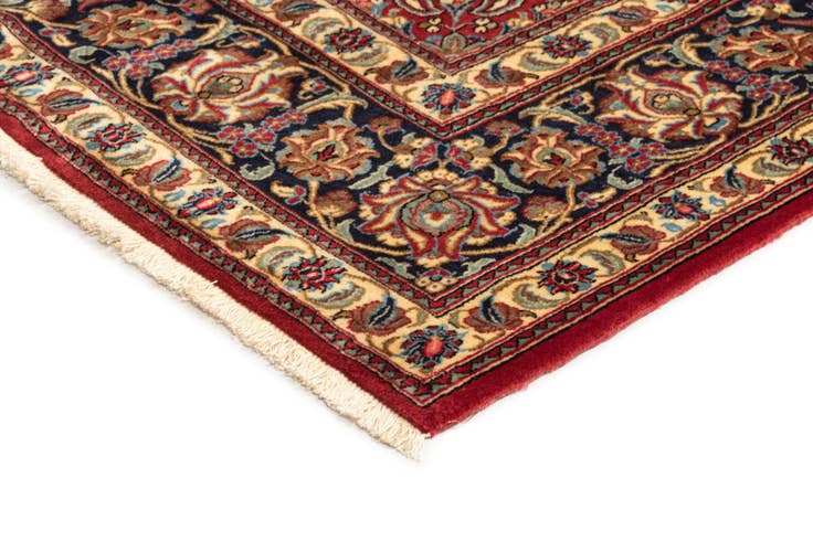 Detail image of 6' 8 x 10' Hand Knotted Qom Persian Rug