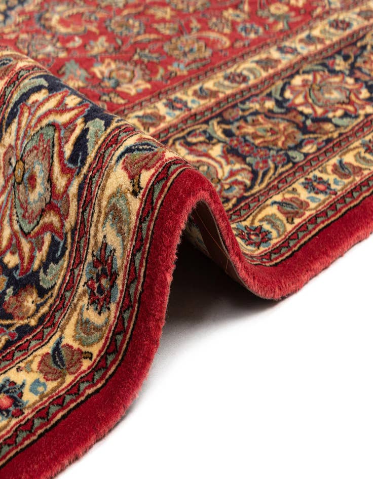 Detail image of 6' 8 x 10'  Hand Knotted Qom Persian Rug