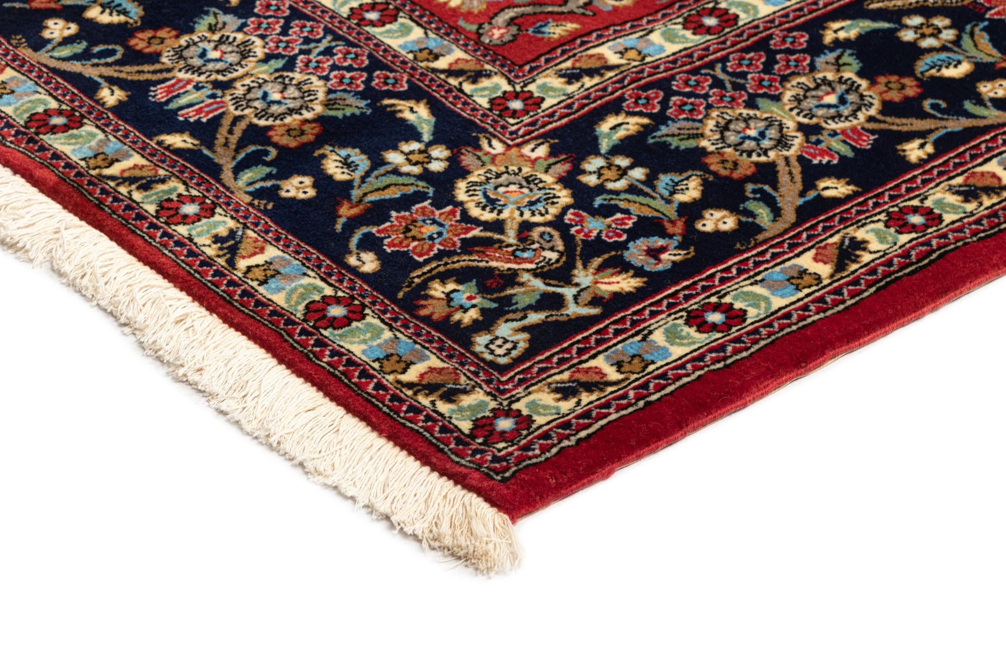 6' 8 x 9' 7 Hand Knotted Qom Persian Rug