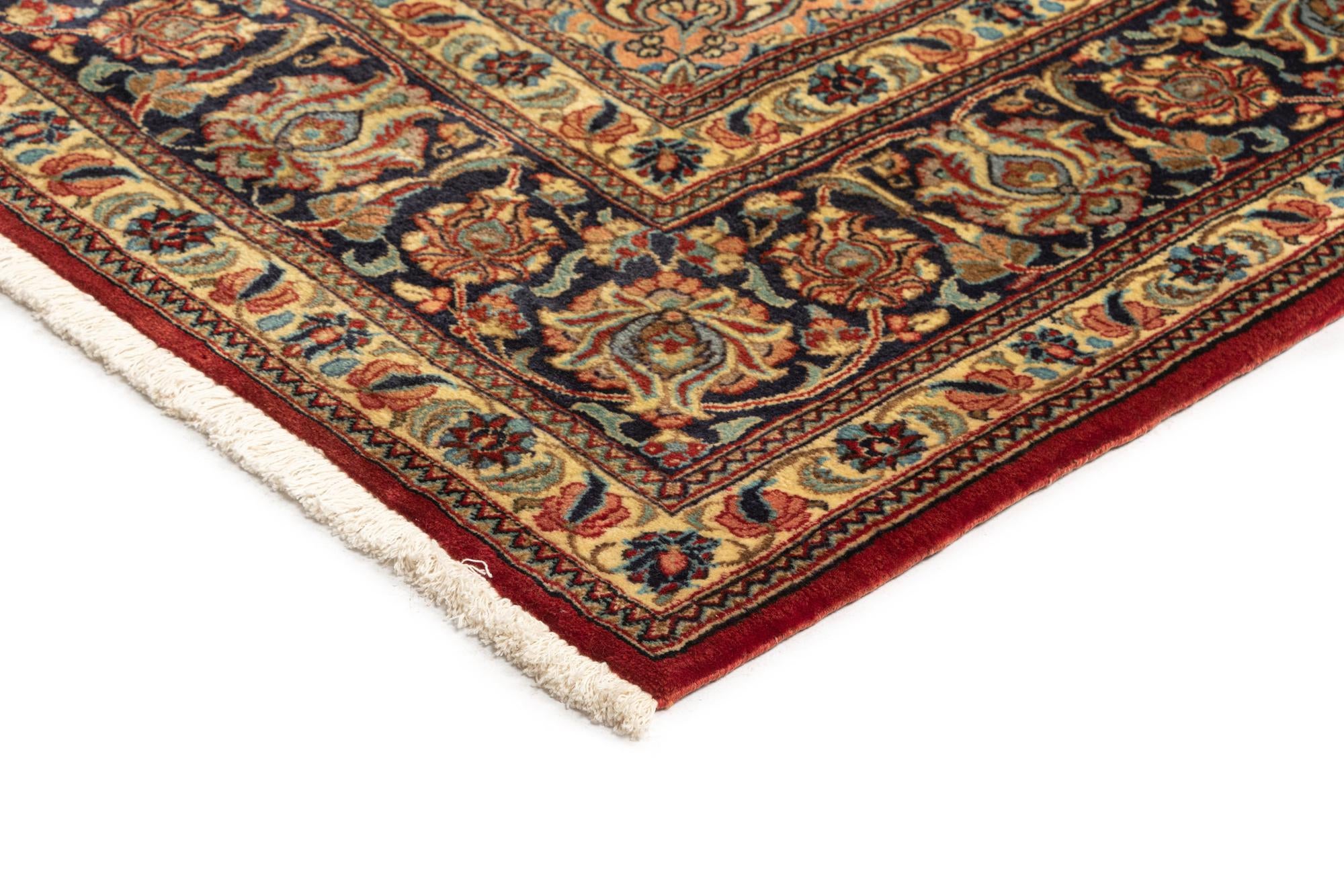 6' 7 x 10' 6 Hand Knotted Qom Persian Rug