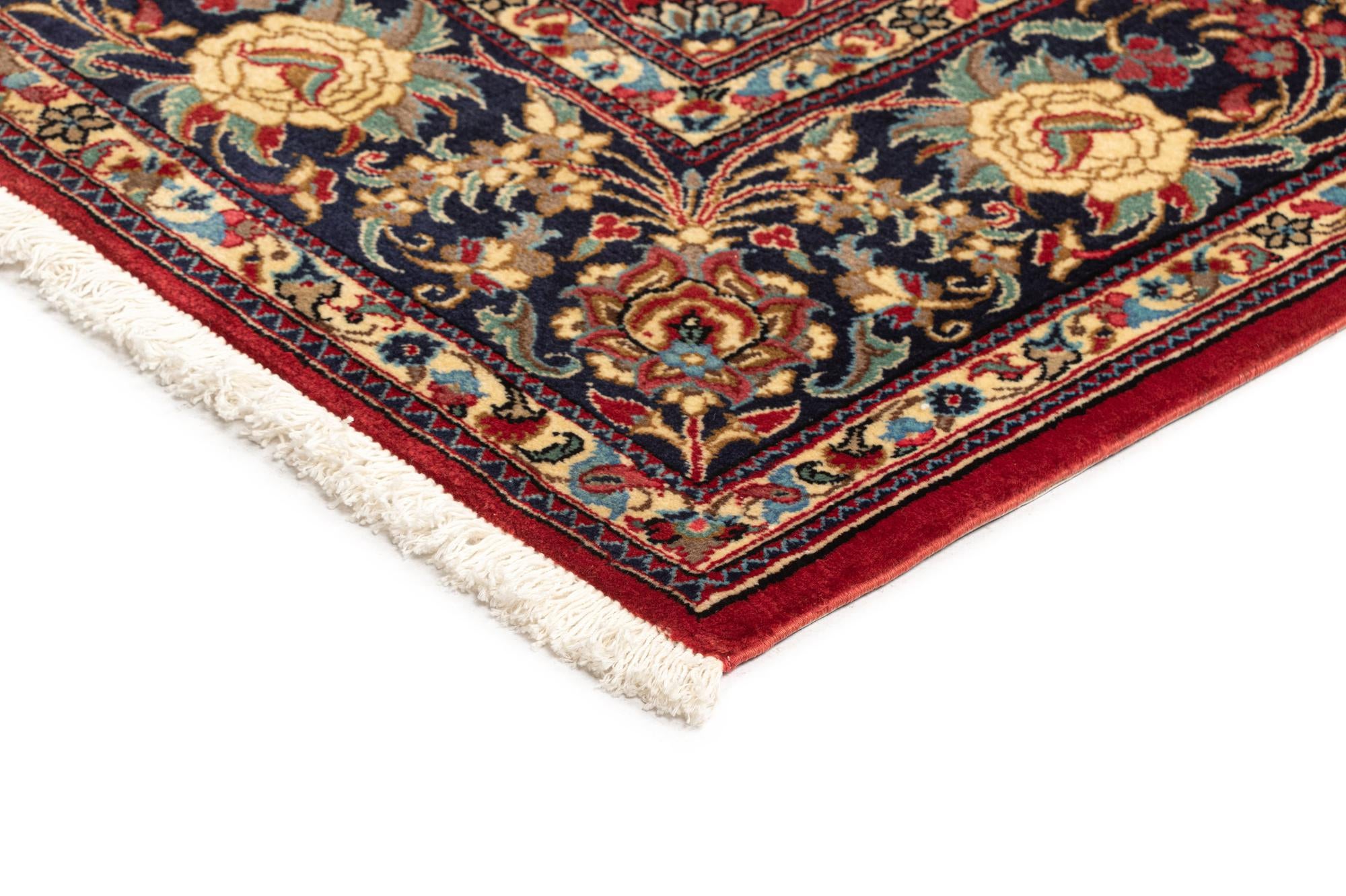 6' 7 x 9' 9 Hand Knotted Qom Persian Rug