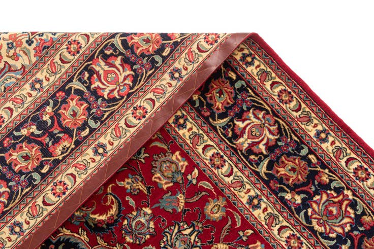 Detail image of 6' 8 x 9' 10 Hand Knotted Qom Persian Rug