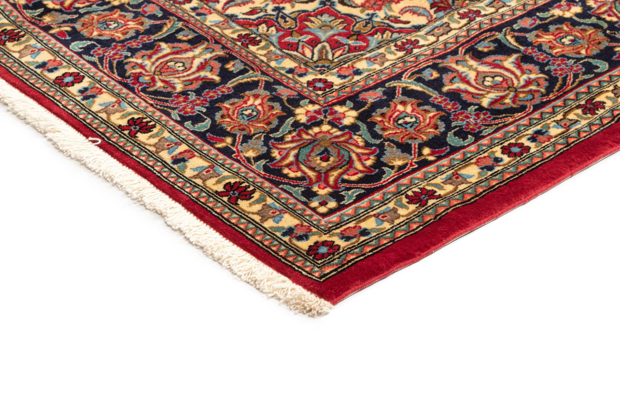 6' 6 x 9' 7 Hand Knotted Qom Persian Rug