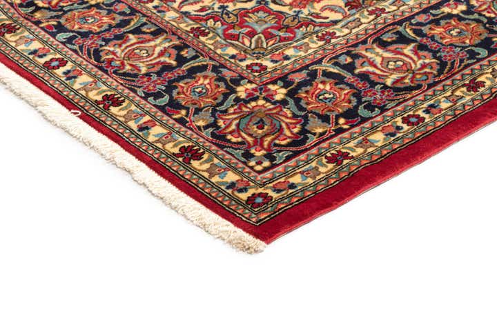 6' 6 x 9' 7 Hand Knotted Qom Persian Rug
