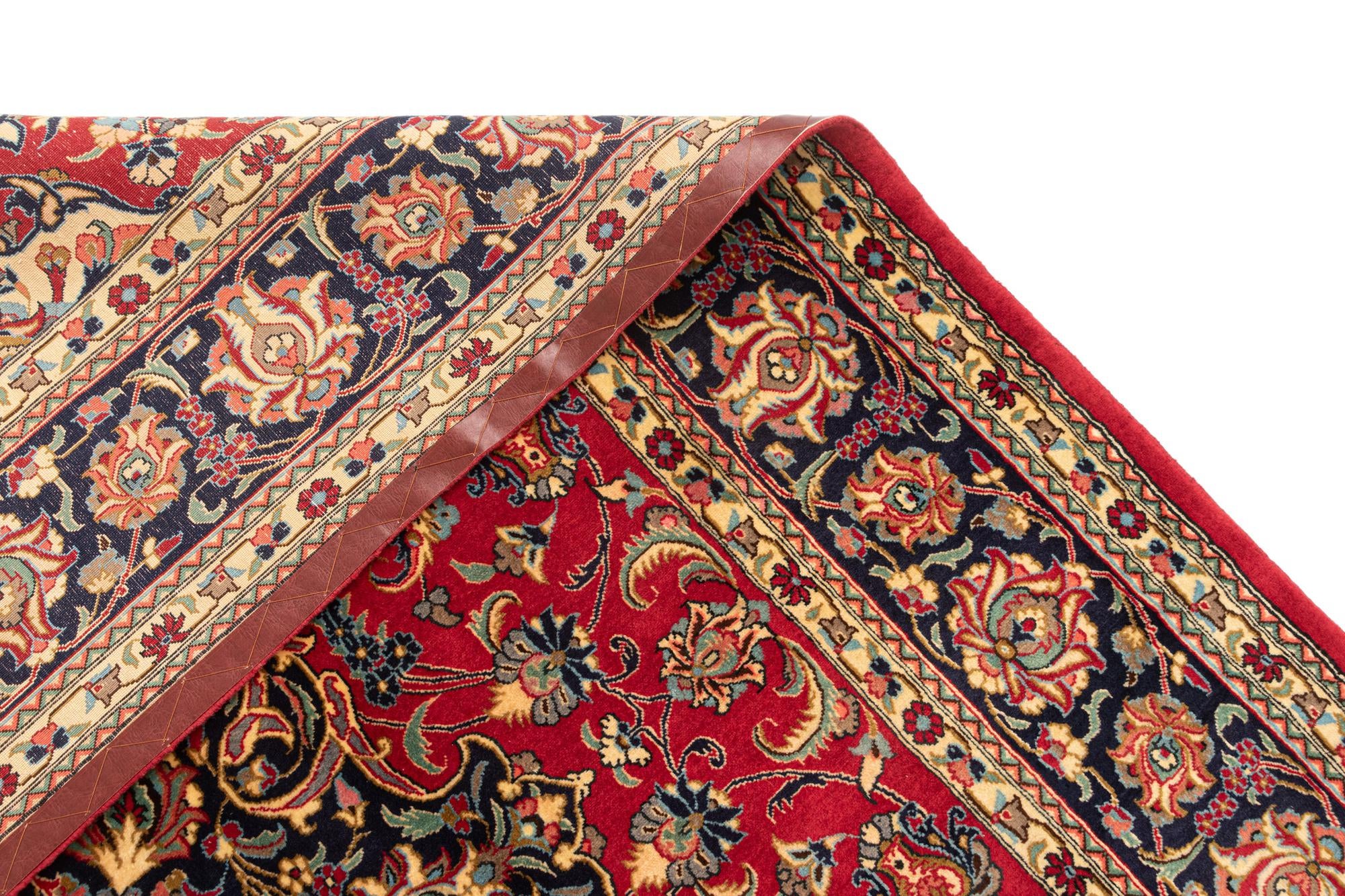 6' 6 x 9' 7 Hand Knotted Qom Persian Rug