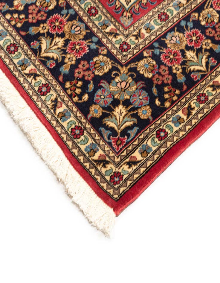 Detail image of 6' 6 x 10' 1  Hand Knotted Qom Persian Rug