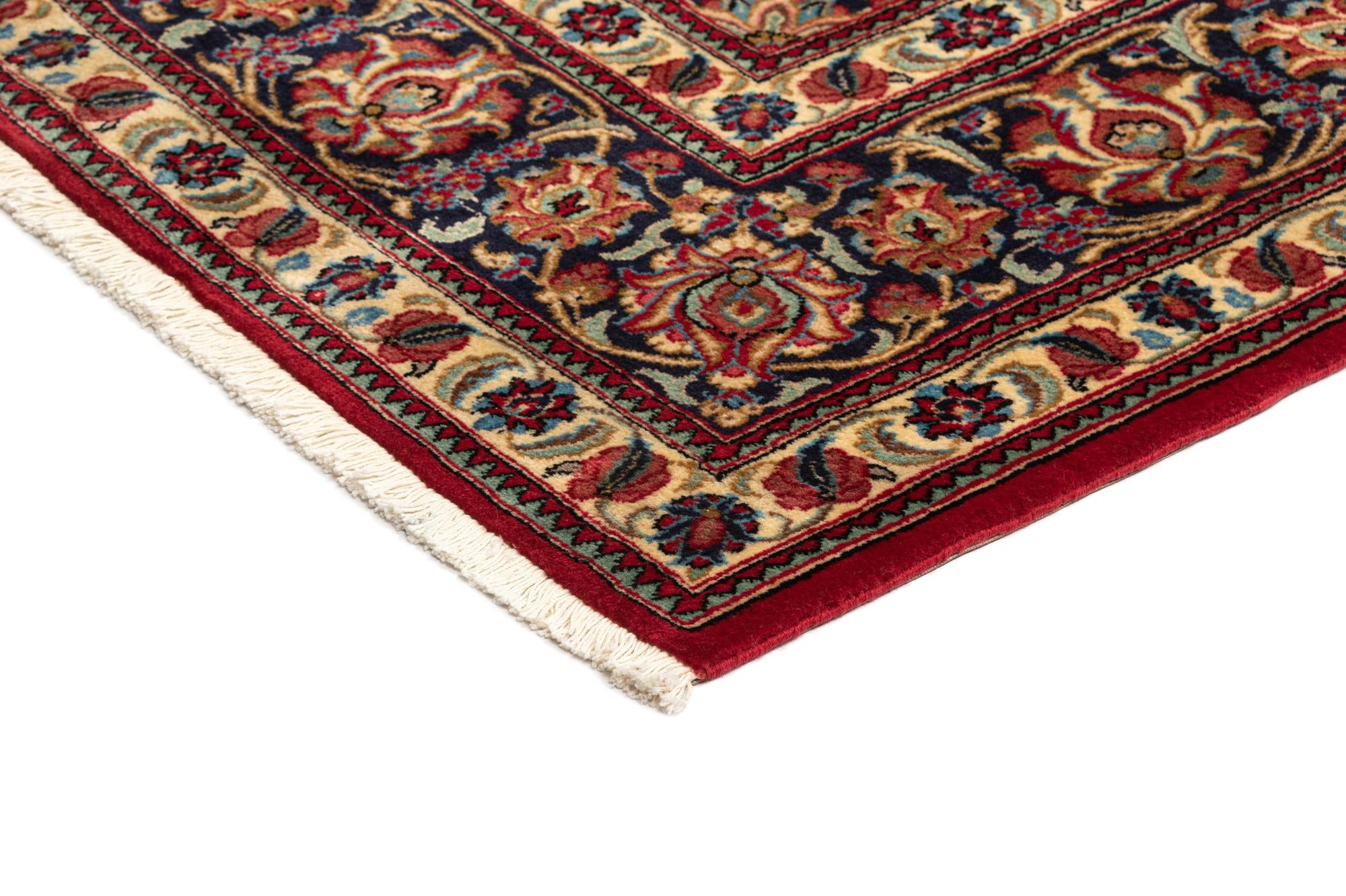 6' 9 x 9' 8 Hand Knotted Qom Persian Rug