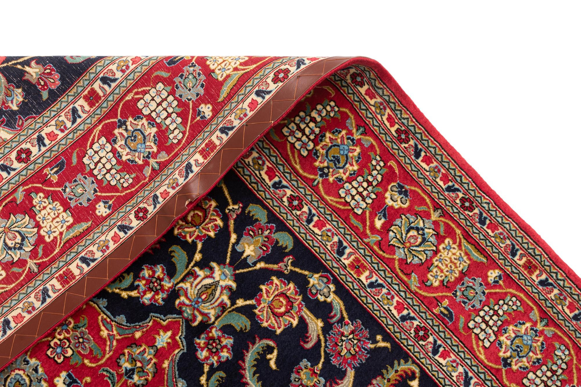 6' 9 x 10' Hand Knotted Qom Persian Rug