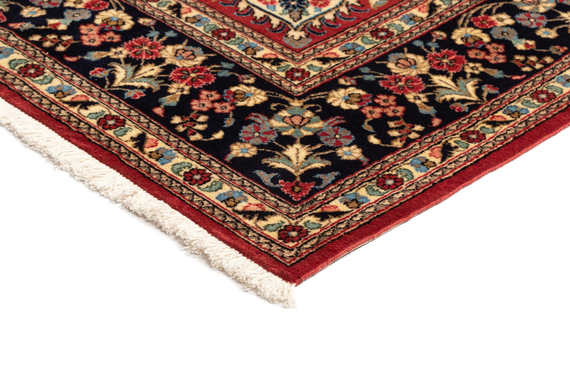 6' 6 x 9' 7 Hand Knotted Qom Persian Rug