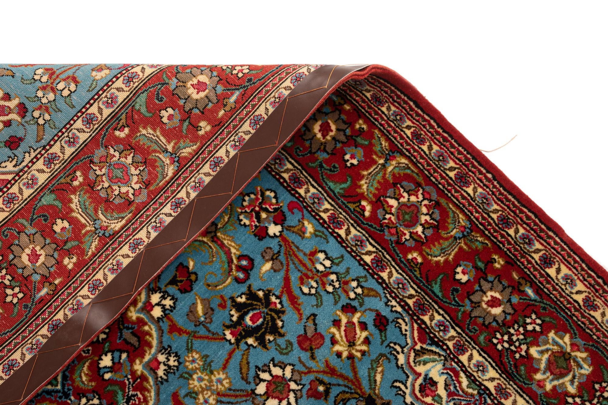 3' 7 x 5' 3 Hand Knotted Qom Persian Rug