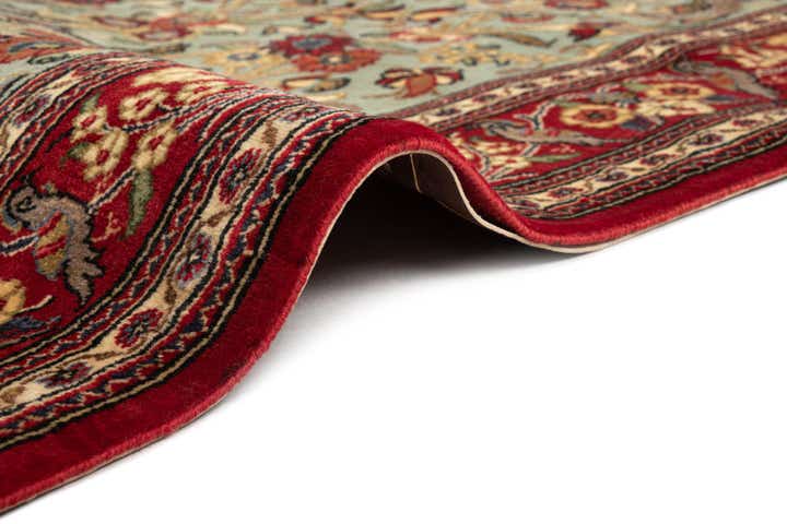 3' 5 x 5' 4 Hand Knotted Qom Persian Rug