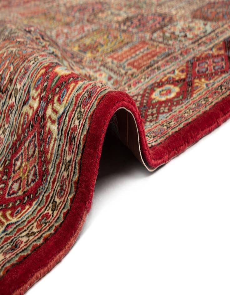 Detail image of 3' 6 x 4' 9  Hand Knotted Qom Persian Rug