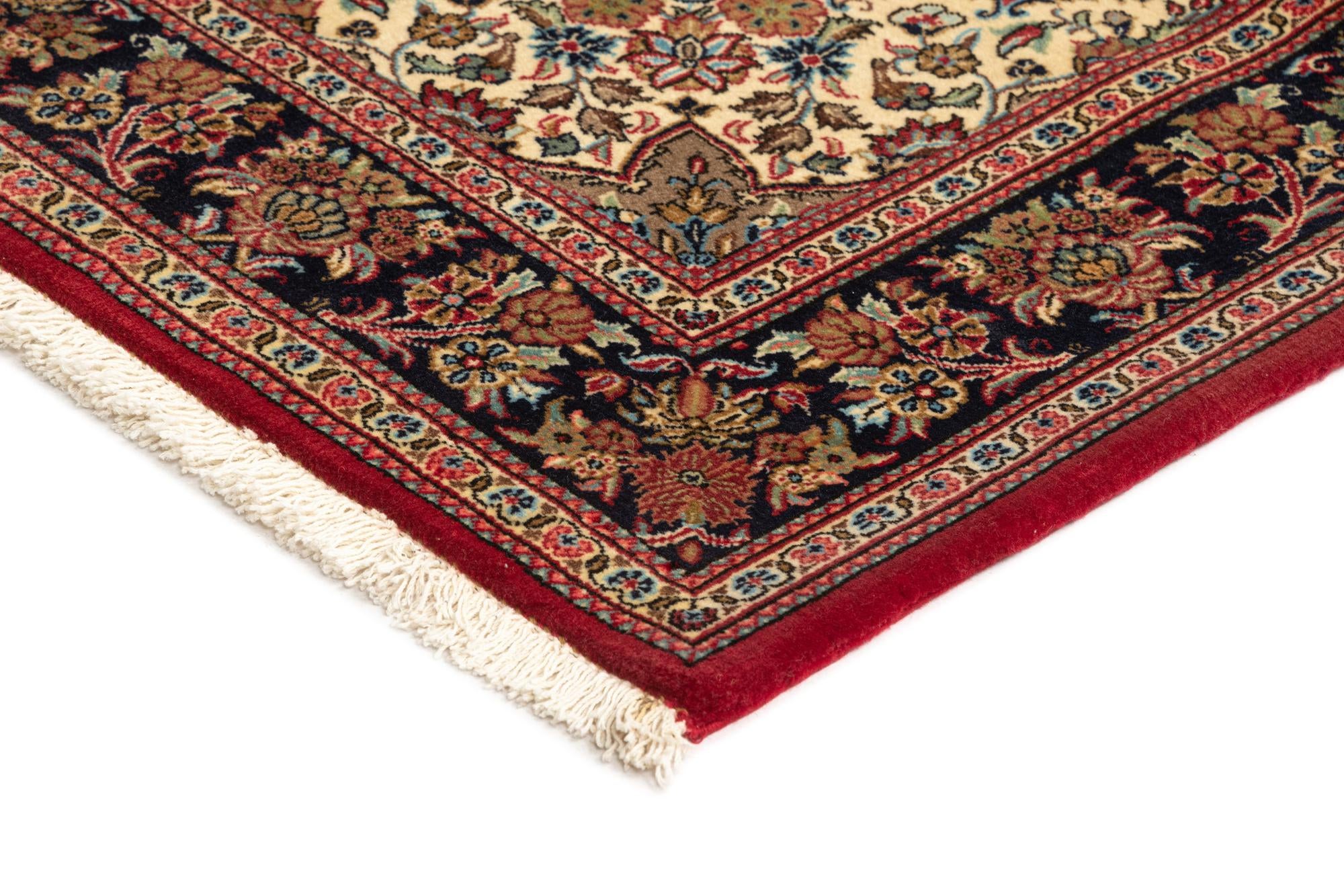 3' 6 x 5' 3 Hand Knotted Qom Persian Rug