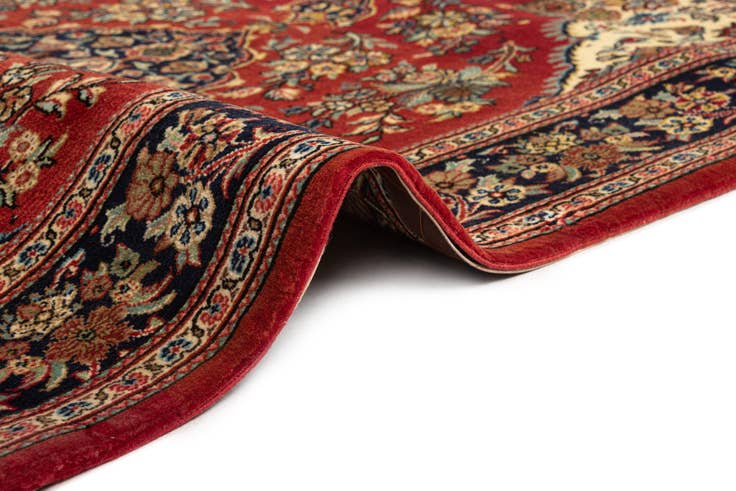 Detail image of 3' 6 x 5' 3 Hand Knotted Qom Persian Rug