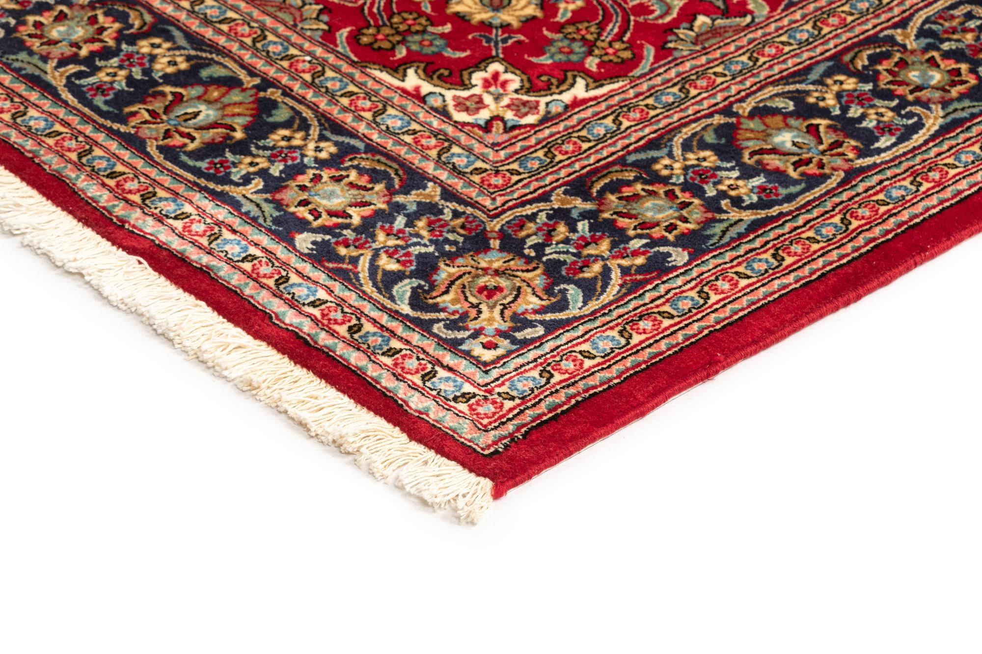 4' 8 x 6' 11 Hand Knotted Qom Persian Rug