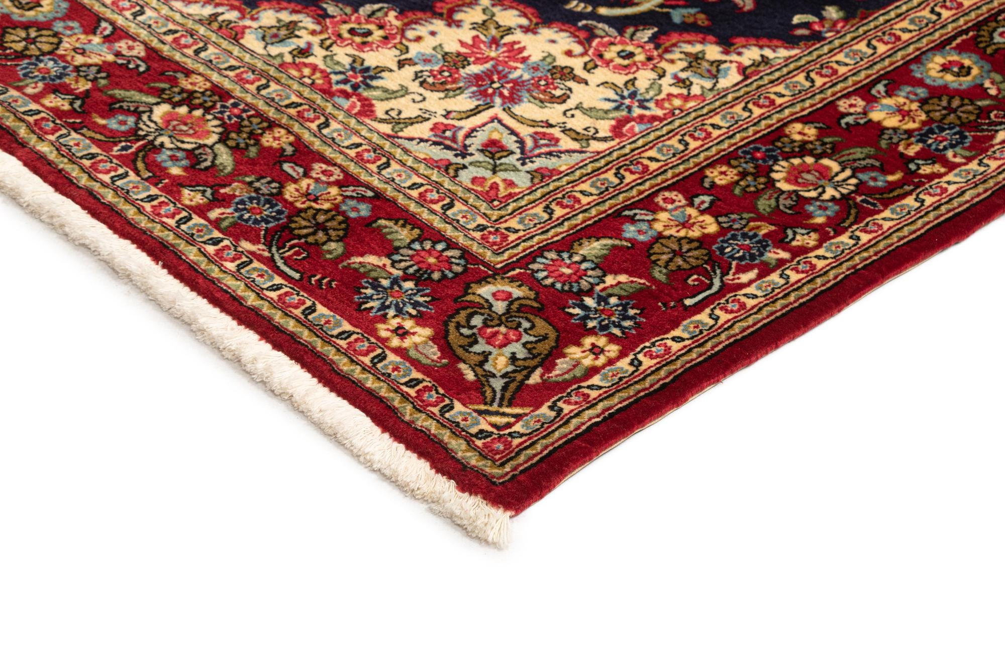 4' 8 x 6' 6 Hand Knotted Qom Persian Rug
