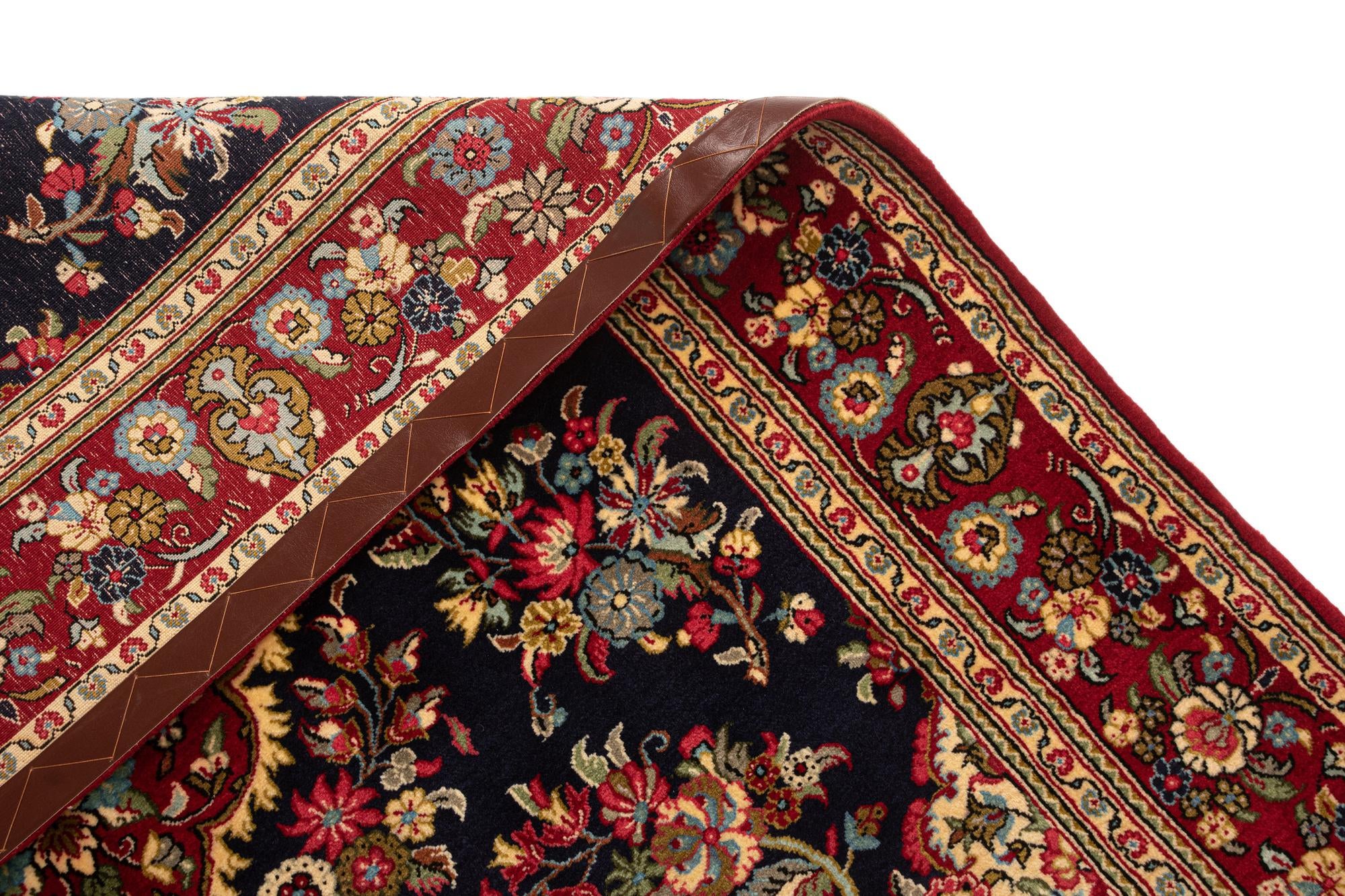 4' 8 x 6' 6 Hand Knotted Qom Persian Rug