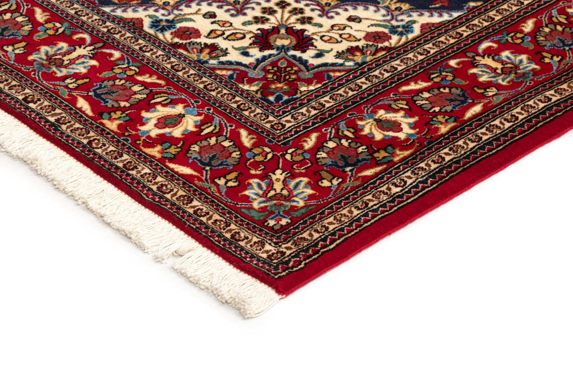 4' 8 x 6' 10 Hand Knotted Qom Persian Rug