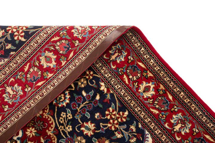 4' 8 x 6' 10 Hand Knotted Qom Persian Rug