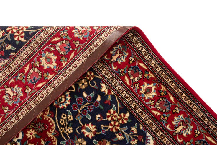 Detail image of 4' 8 x 6' 10 Hand Knotted Qom Persian Rug