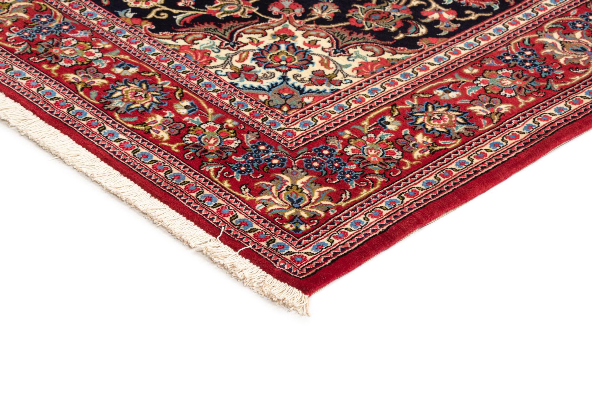 4' 8 x 6' 9 Hand Knotted Qom Persian Rug