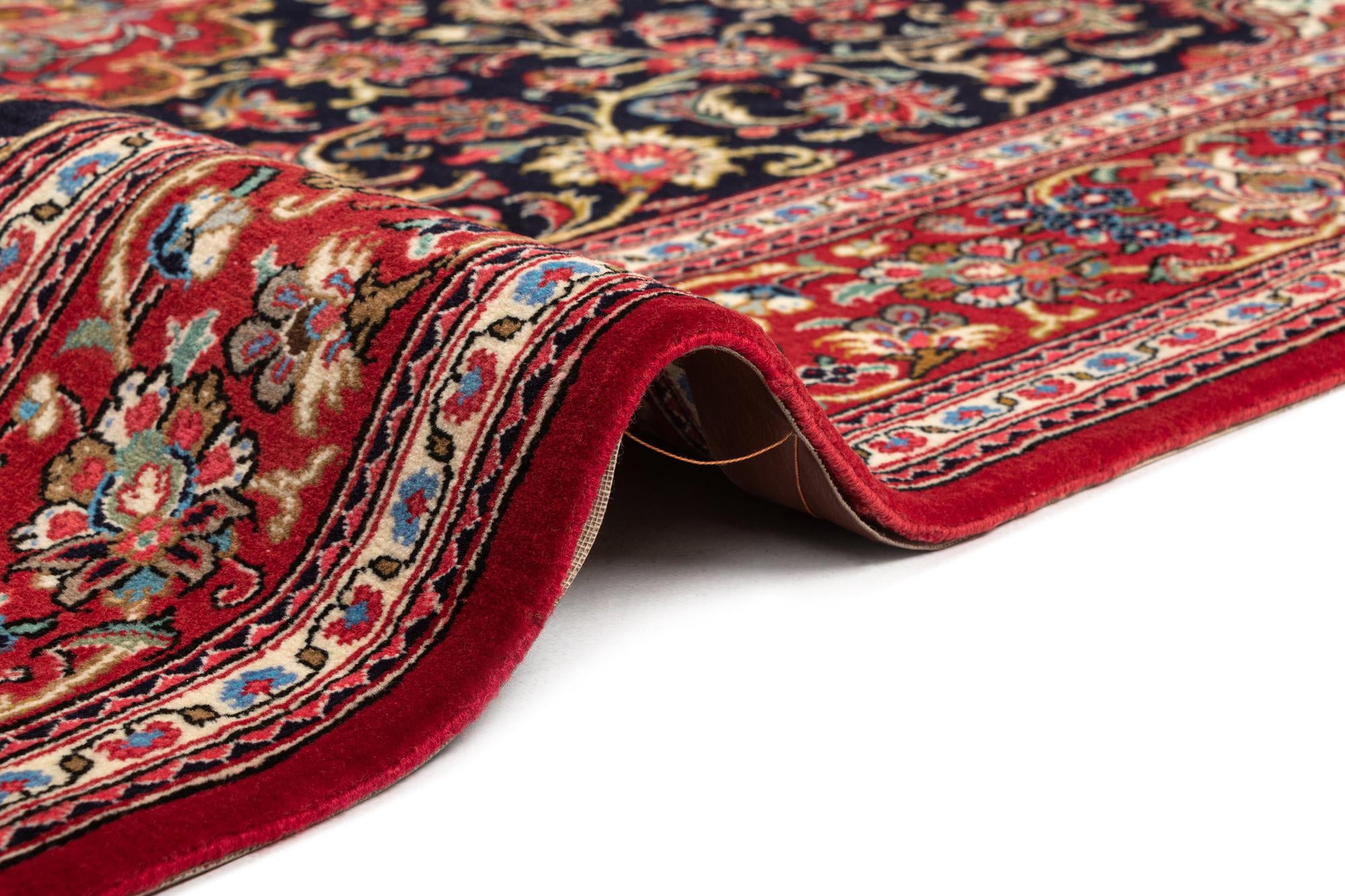 4' 8 x 6' 9 Hand Knotted Qom Persian Rug