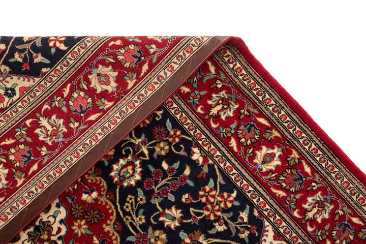 4' 11 x 6' 4 Hand Knotted Qom Persian Rug