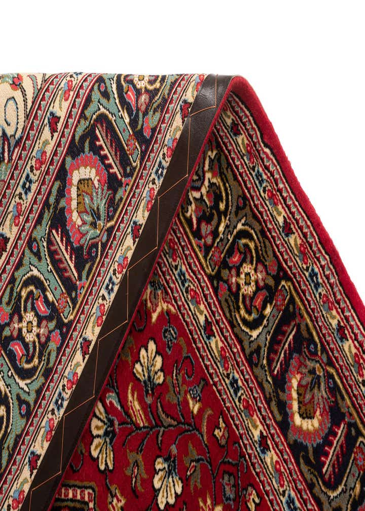 4' 5 x 6' 10 Hand Knotted Qom Persian Rug