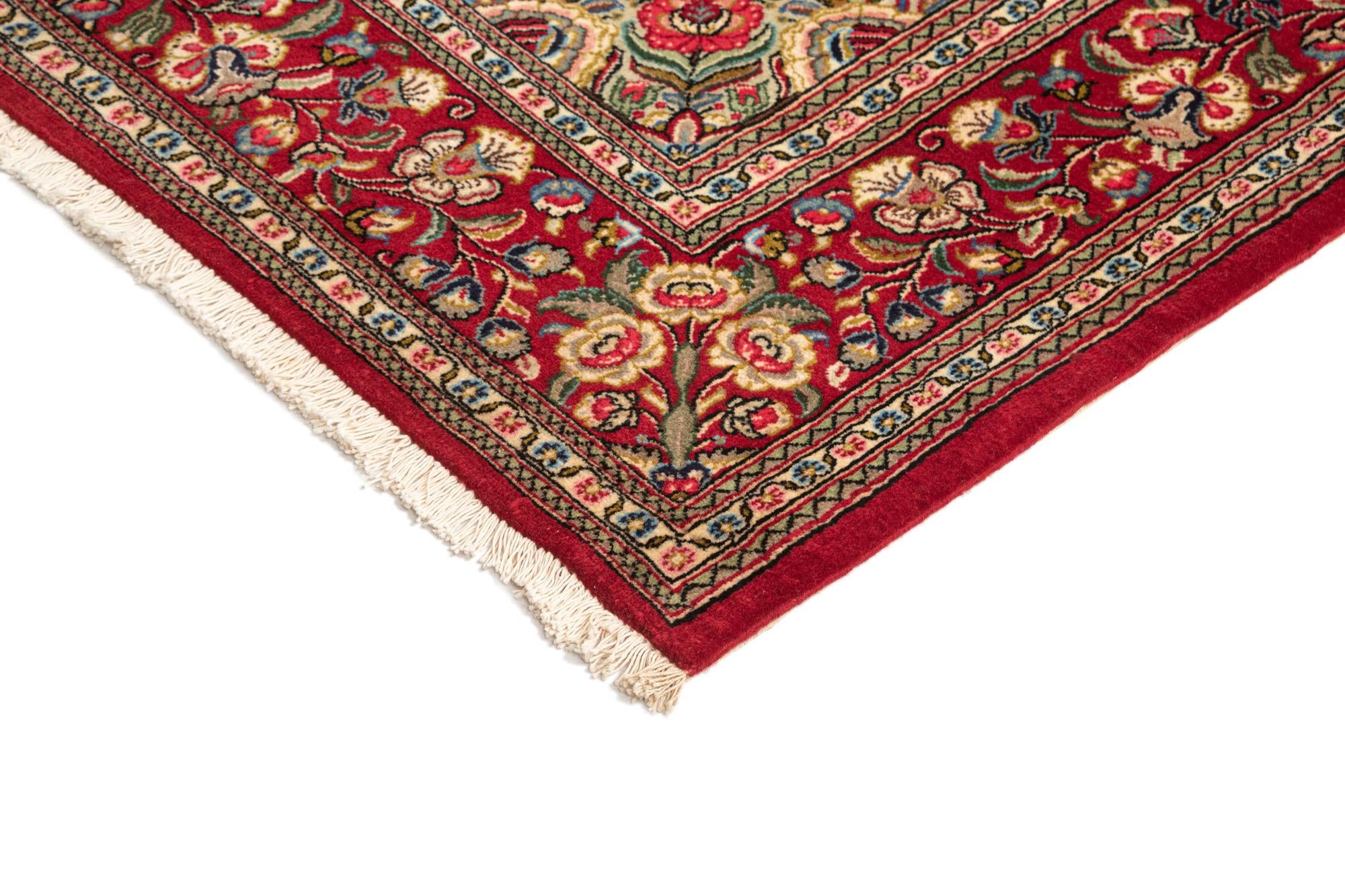 4' 9 x 7' 1 Hand Knotted Qom Persian Rug