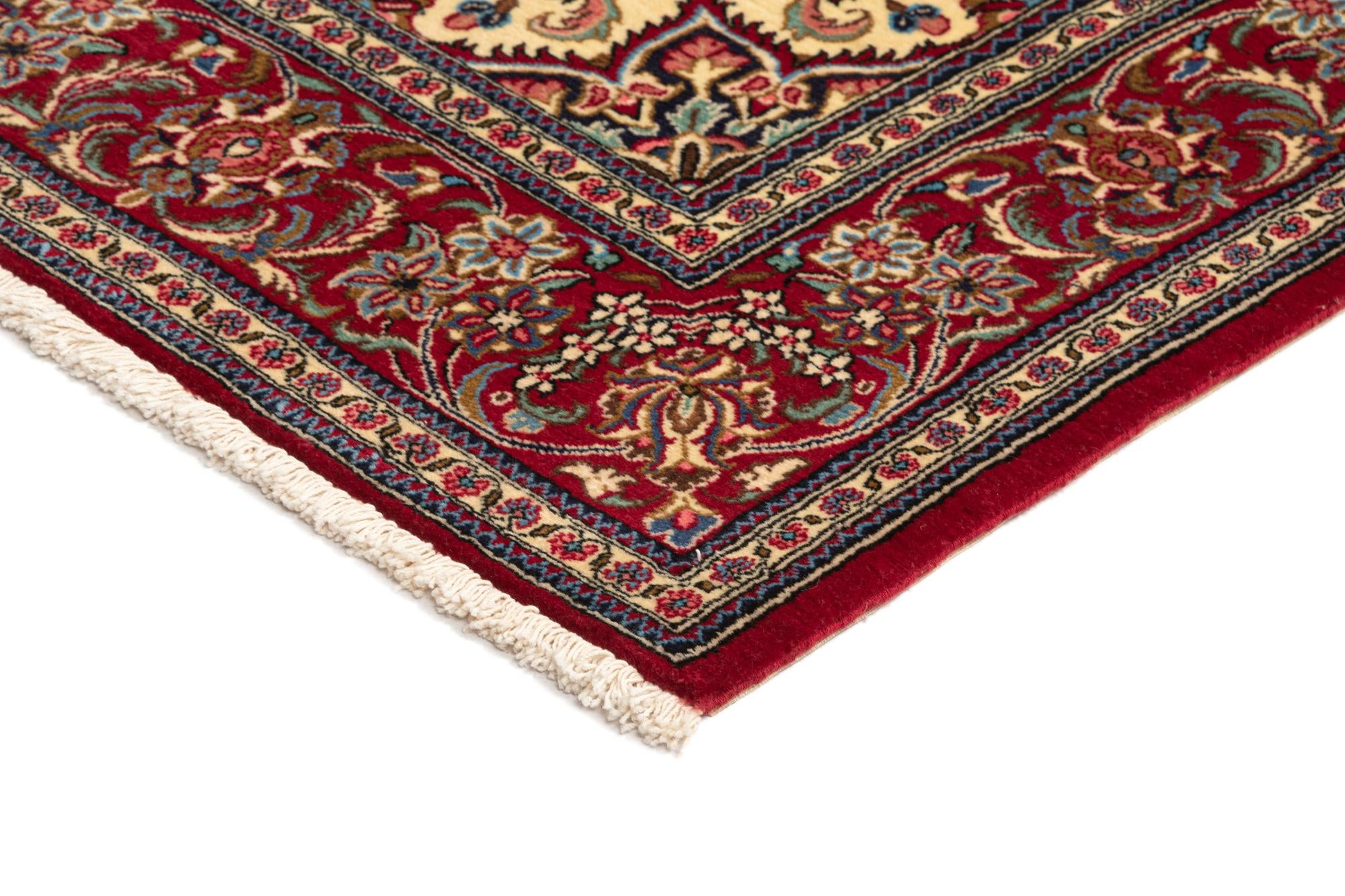 4' 9 x 6' 11 Hand Knotted Qom Persian Rug