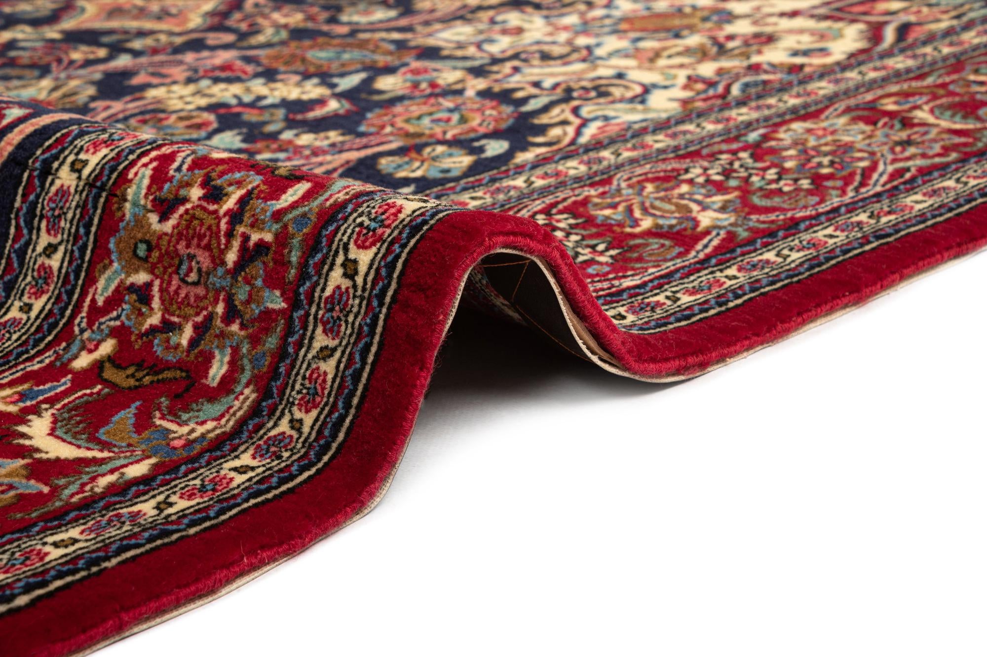 4' 9 x 6' 11 Hand Knotted Qom Persian Rug