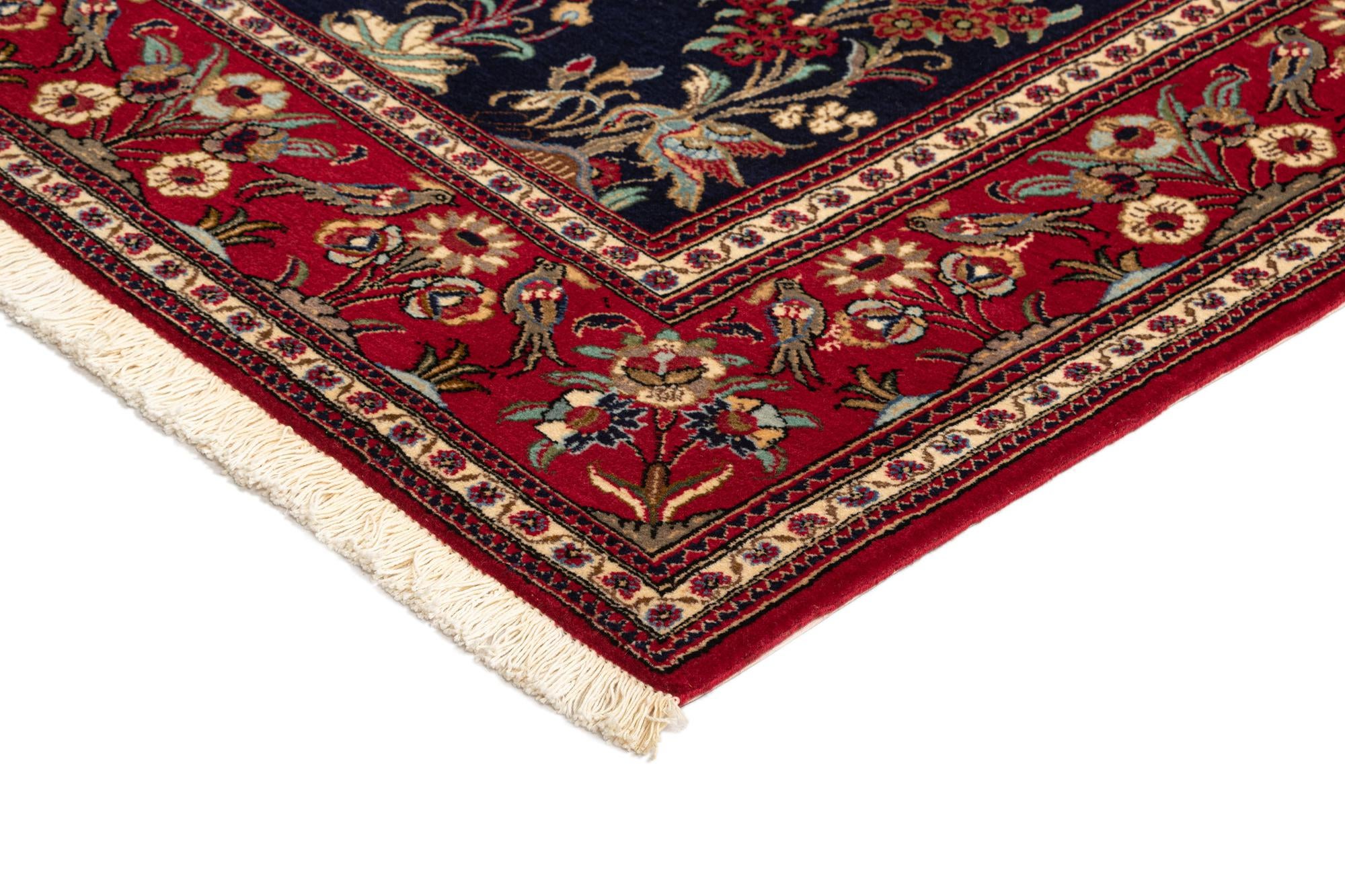 4' 8 x 7' 5 Hand Knotted Qom Persian Rug