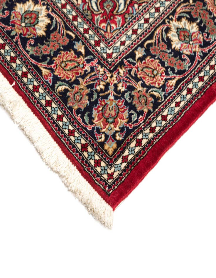 Detail image of 4' 9 x 6' 9  Hand Knotted Qom Persian Rug