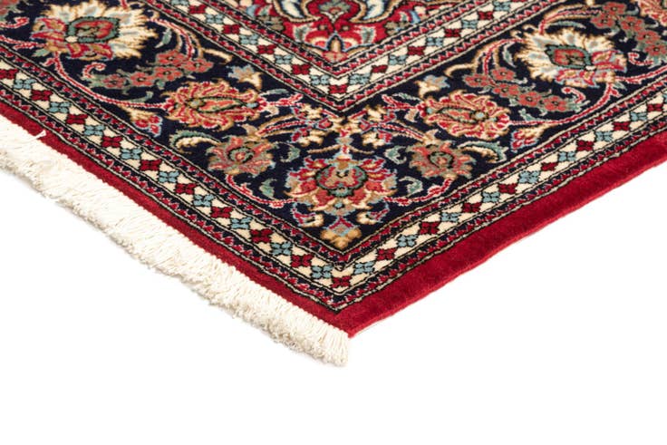 Detail image of 4' 9 x 6' 9 Hand Knotted Qom Persian Rug