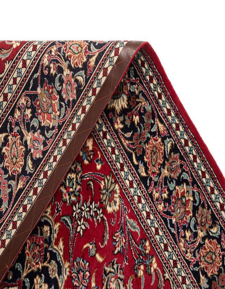 Detail image of 4' 9 x 6' 9  Hand Knotted Qom Persian Rug