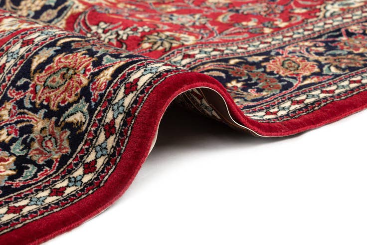 Detail image of 4' 9 x 6' 9 Hand Knotted Qom Persian Rug