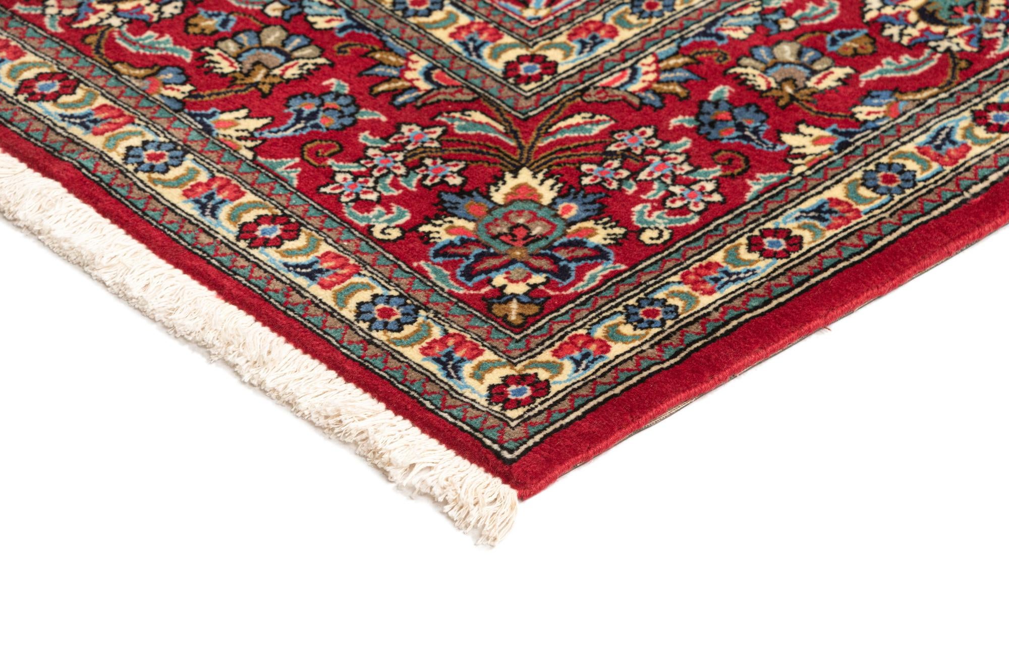 4' 7 x 6' 10 Hand Knotted Qom Persian Rug