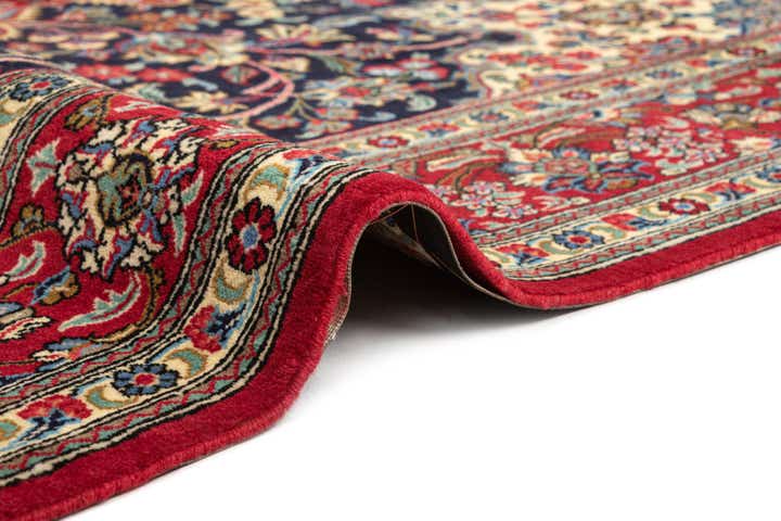 4' 7 x 6' 10 Hand Knotted Qom Persian Rug
