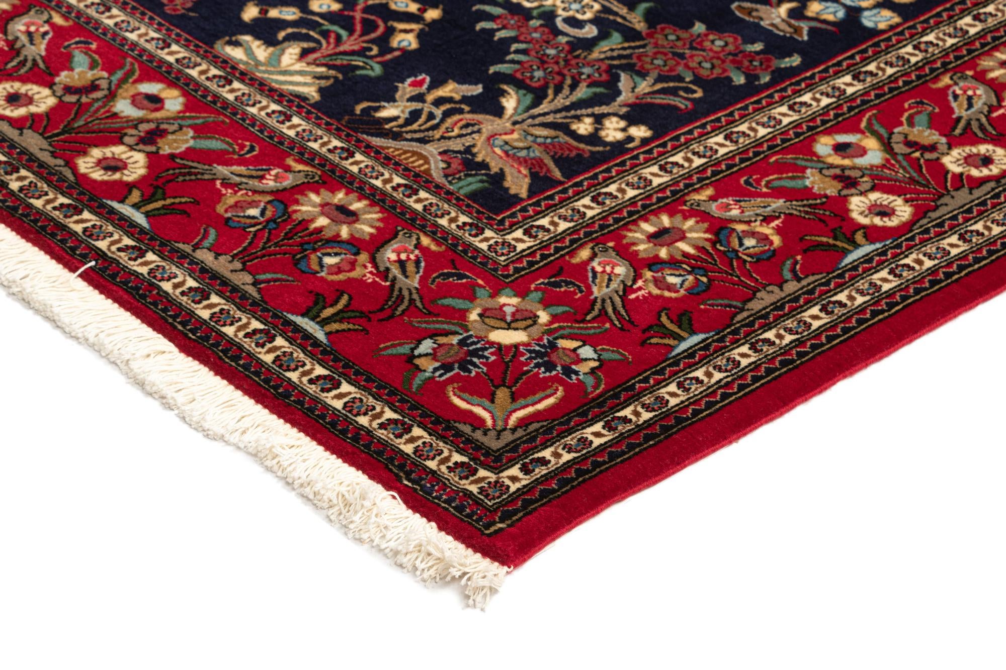 4' 9 x 6' 9 Hand Knotted Qom Persian Rug