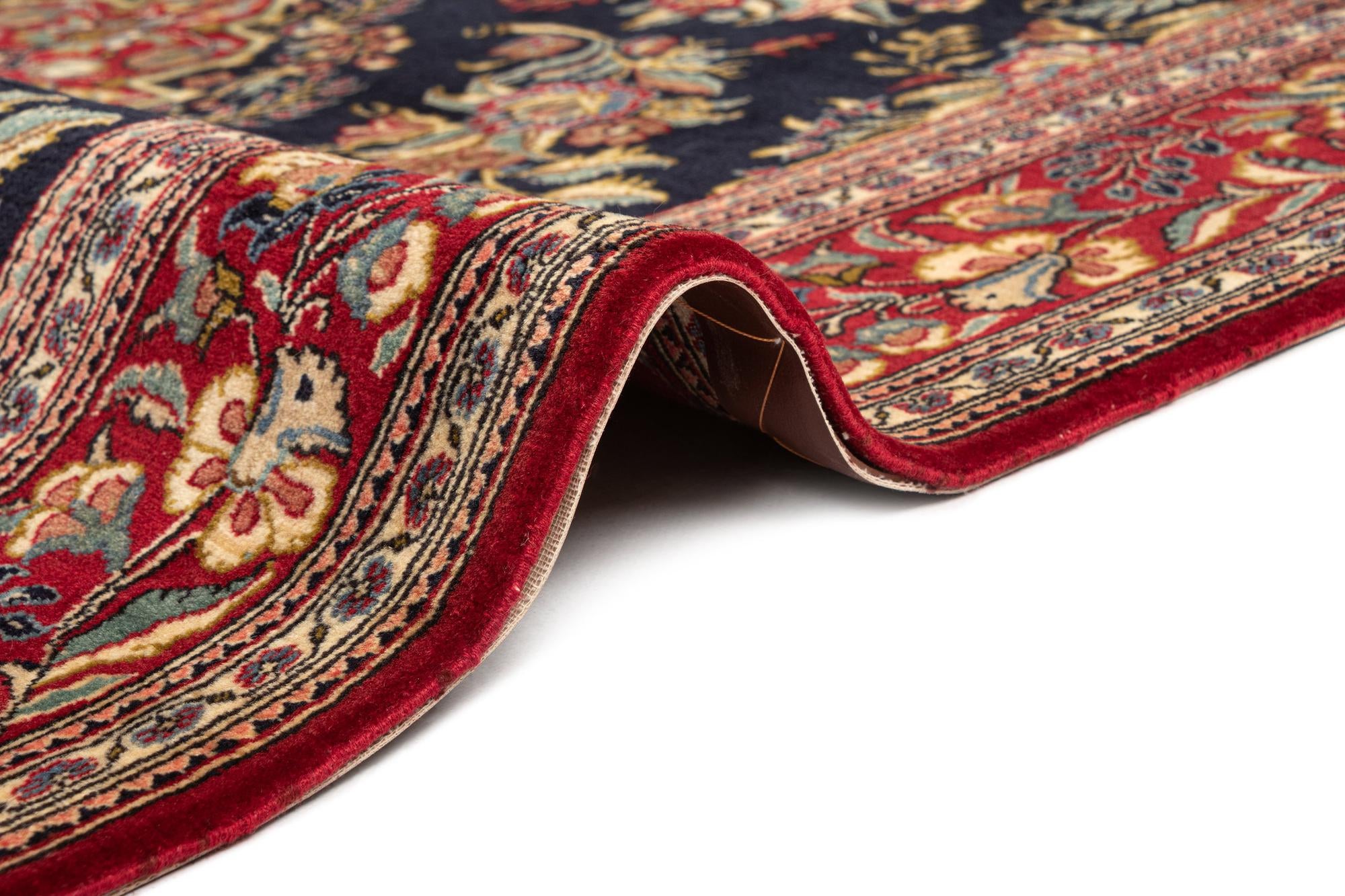 4' 7 x 6' 8 Hand Knotted Qom Persian Rug