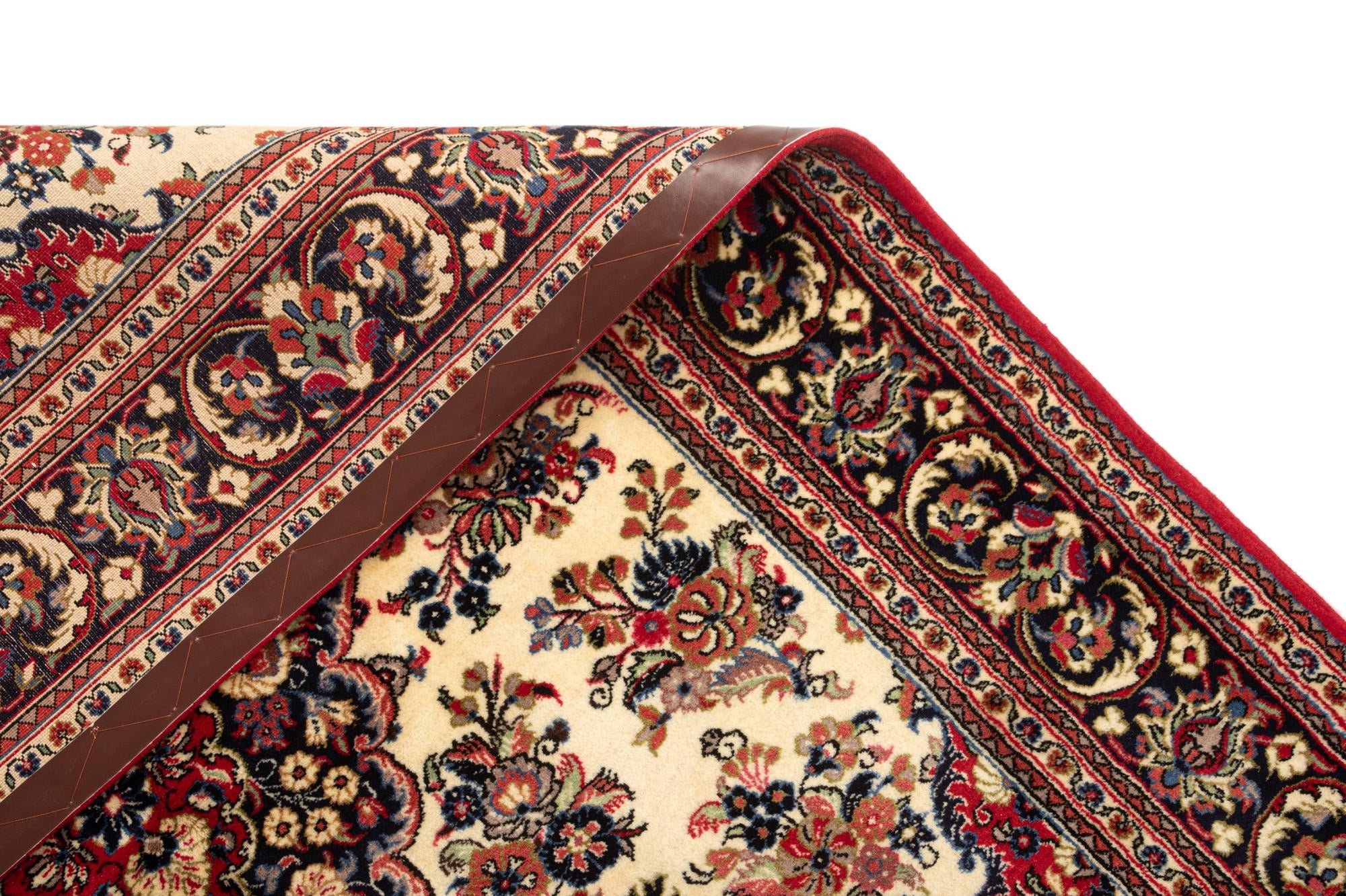 4' 5 x 6' 6 Hand Knotted Qom Persian Rug