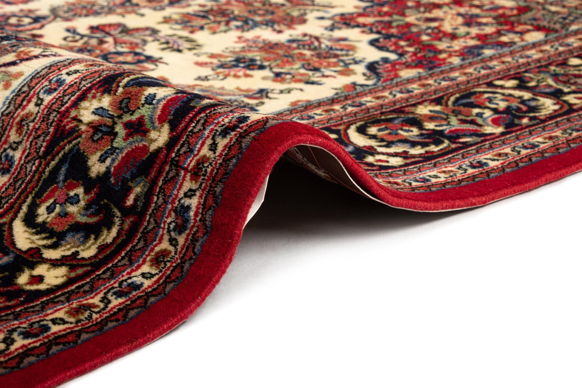4' 5 x 6' 6 Hand Knotted Qom Persian Rug