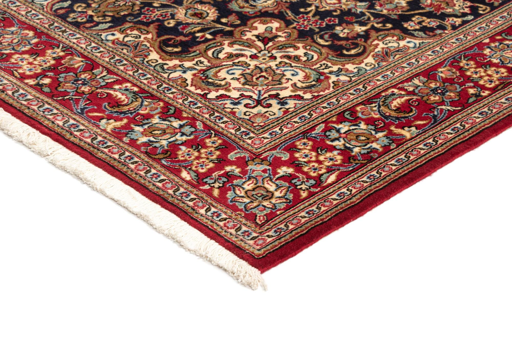 4' 9 x 7' 1 Hand Knotted Qom Persian Rug