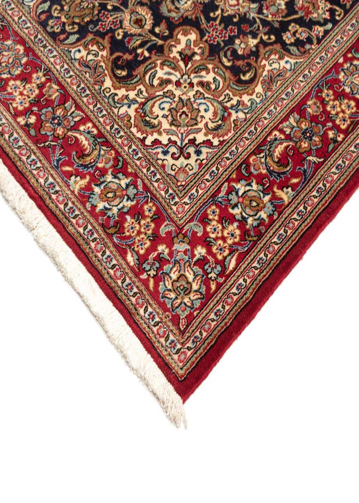 4' 9 x 7' 1 Hand Knotted Qom Persian Rug