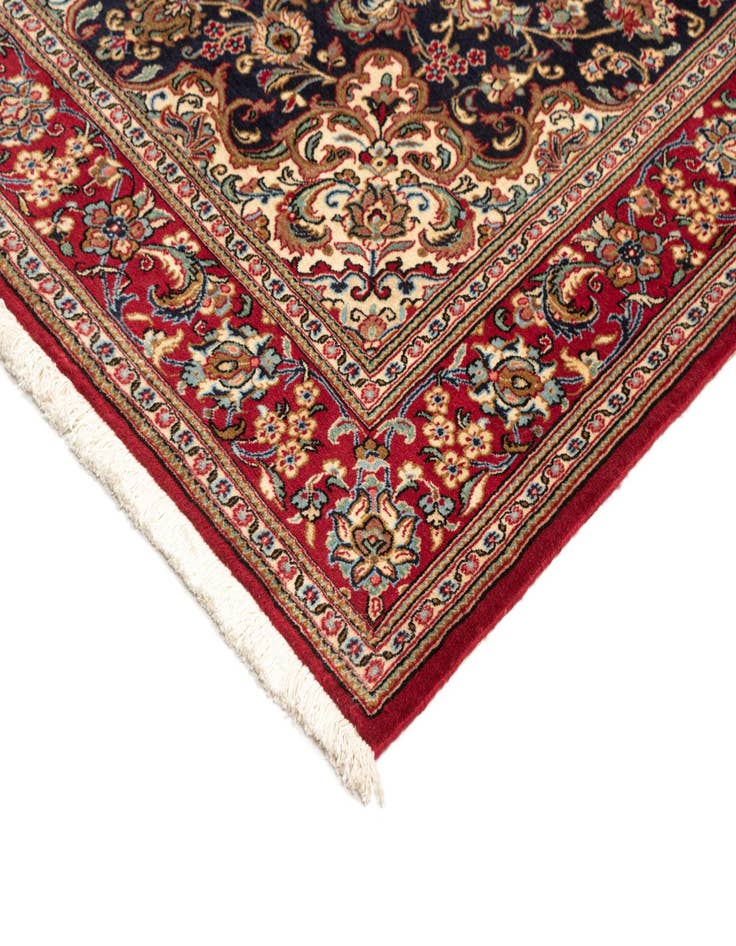 Detail image of 4' 9 x 7' 1  Hand Knotted Qom Persian Rug