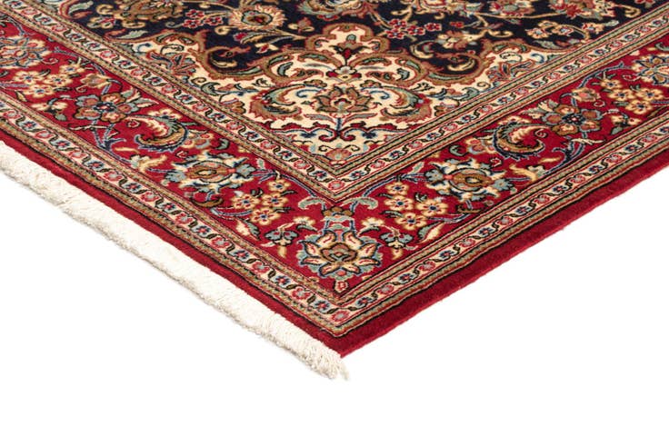 Detail image of 4' 9 x 7' 1 Hand Knotted Qom Persian Rug